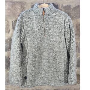 Simply Southern Top Woman's‎ Medium Gray Fleece Cozy Warm Winter Layering